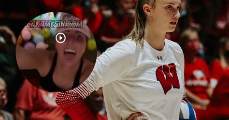 wisconsin nudes leaked|Wisconsin Volleyball Nude Laura Schumacher Leaked!